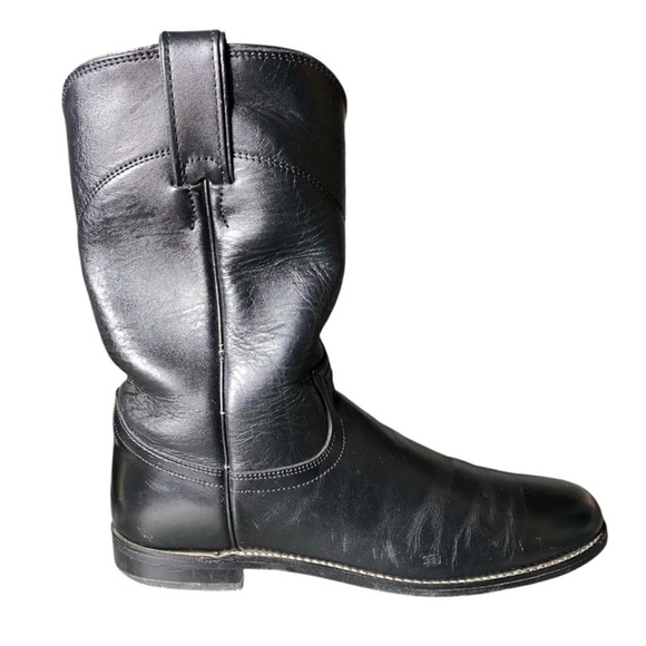 Justin Boots Shoes - Vintage Justin Western Boot Amputee Right